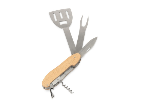 Мультиинструмент для барбекю «Blade» в чехле, Цвет натуральный