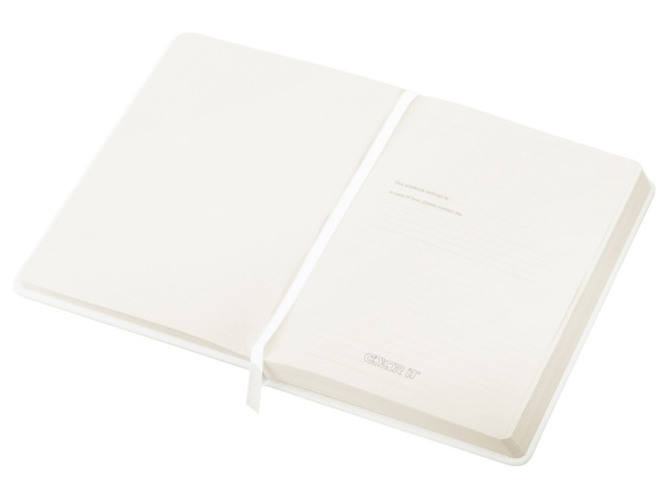 Бизнес-блокнот А5 «C2» soft-touch, Цвет белый