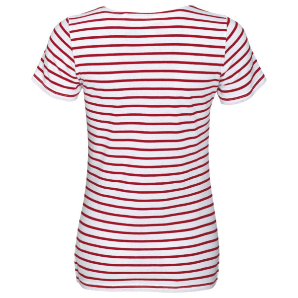 Футболка Miles Women белая с красным, XS–XXL