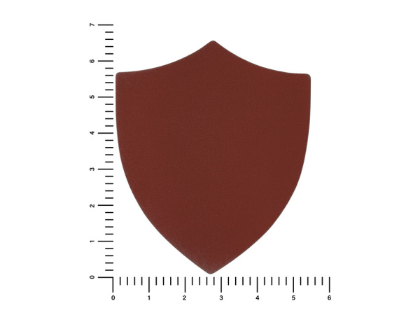 Патч «Щит», nubuk, Цвет коричневый