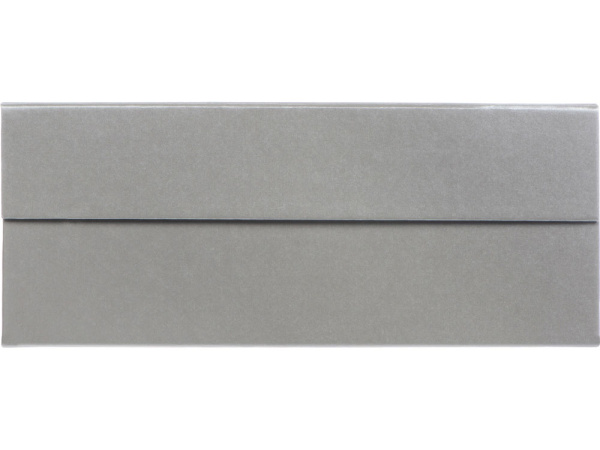 Коробка разборная с магнитным клапаном, Размер L, Цвет серебристый