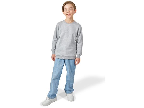 Свитшот "Motion" с начесом, детский, Размер 6, Цвет серый меланж