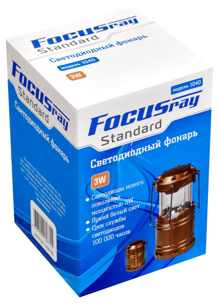 FOCUSray 1040 3W 1/72 кемпинговый фонарь, шт