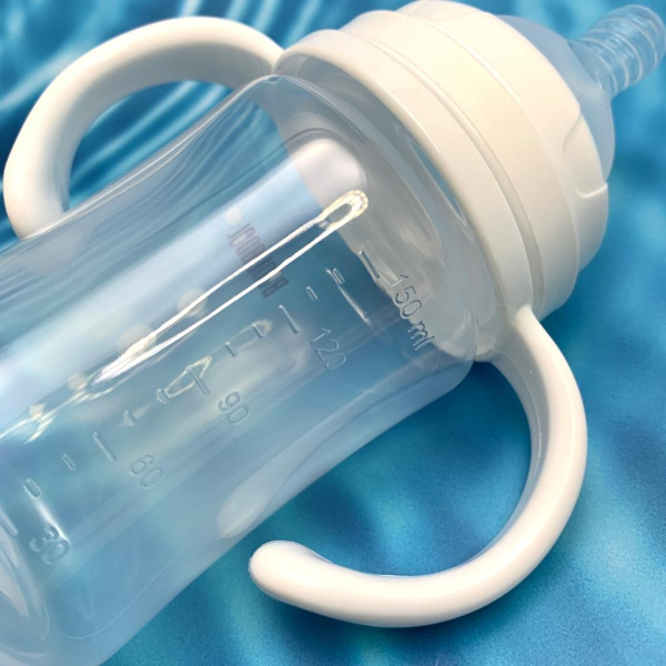 Бутылочка для кормления ULTRA MED+ с широким горлышком, съемными ручками, 150 мл (с 0 месяцев)