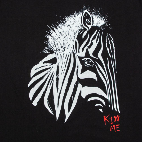 Футболка мужская «Арт-рокстар. Kiss Me», черная, S–XXL