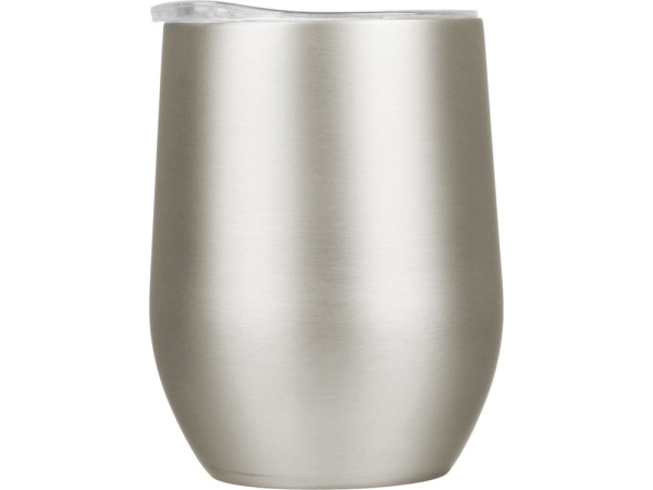 Вакуумная термокружка «Sense», непротекаемая крышка, крафтовая упаковка, Цвет стальной