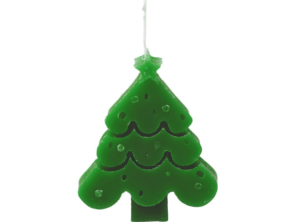 Свеча «Елочка», Цвет зеленый