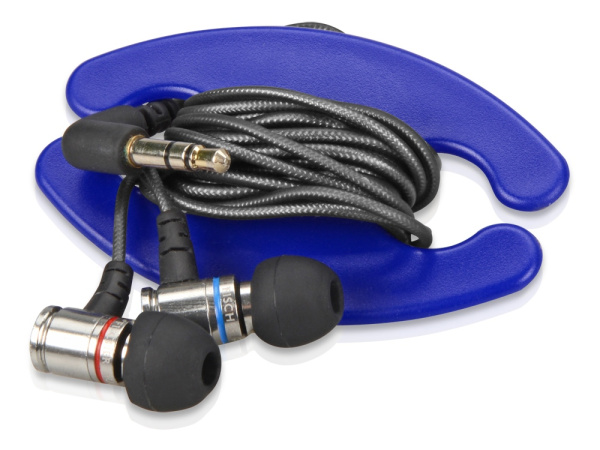 Органайзер для кабеля и наушников «Roll», Цвет синий