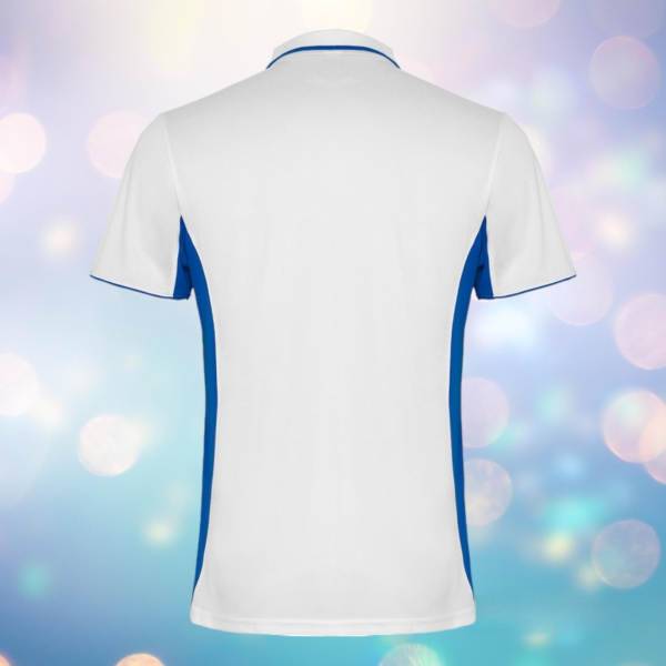Спортивная футболка поло MONTMELO с короткими рукавами и сочетанием двух цветов, мужская