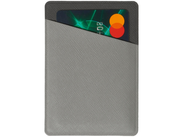 Картхолдер на 3 карты вертикальный «Favor», Цвет светло-серый/темно-серый