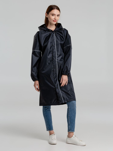 Дождевик со светоотражающими элементами Rainman Blink, темно-синий, XS–XXL