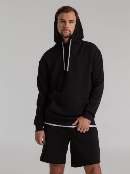 Толстовка с капюшоном Unit Kirenga, черная, XS–5XL