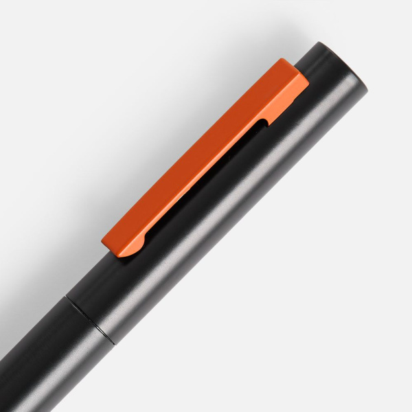 Ручка шариковая Inkolor, черная с оранжевым, 13,7х1,1 см