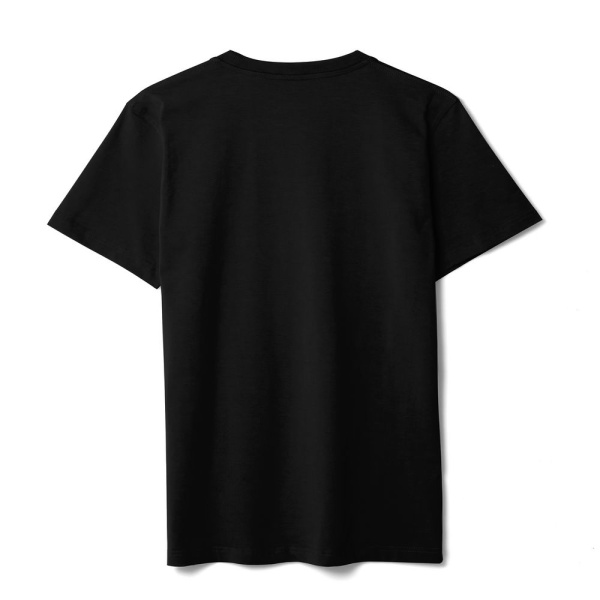 Футболка мужская T-bolka Stretch, черная, S-3XL