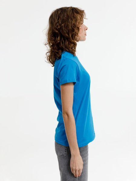 Футболка женская T-bolka Lady, бирюзовая, S–3XL