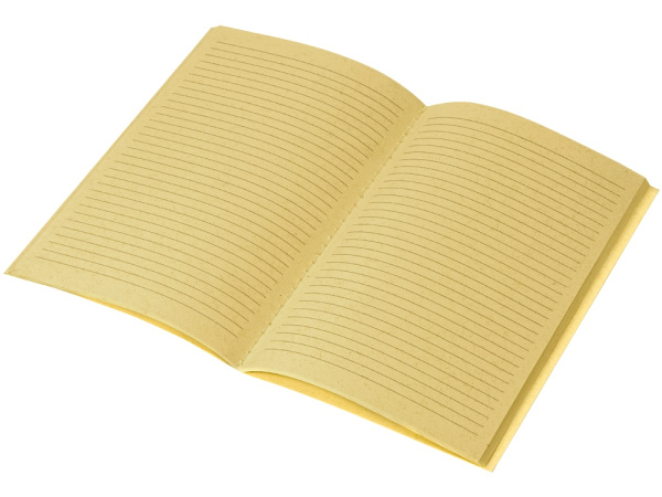 Блокнот А5 «Marsilea» из переработанного бамбука, Цвет натуральный