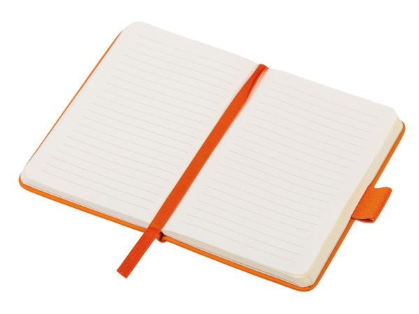 Блокнот А6 в твердой обложке «Vision 2.0» soft-touch, Размер А6, Цвет оранжевый