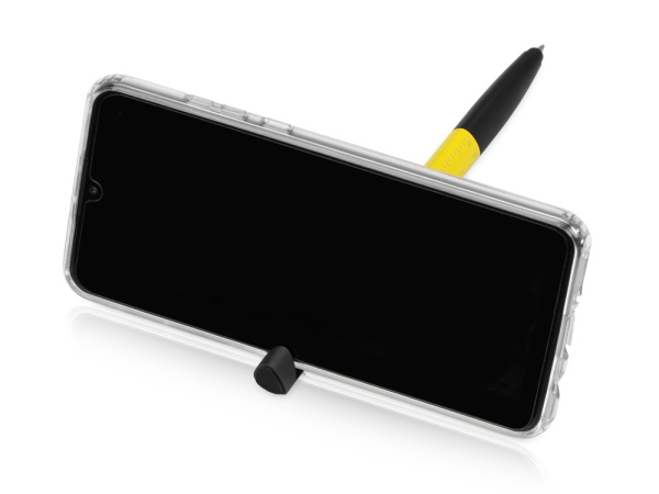 Ручка-стилус металлическая шариковая «Multy», Цвет желтый