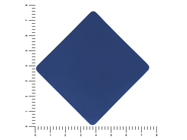 Патч «Ромб», soft-touch, Цвет синий