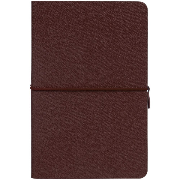 Блокнот Saffian Mini, коричневый, 10,5х16x1 см