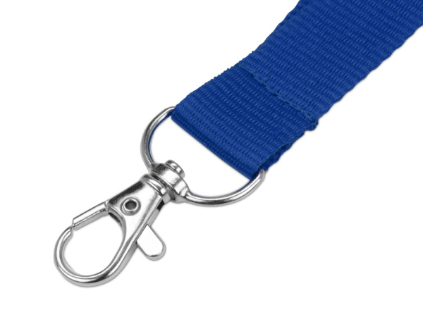 Ланьярд с карабином и замком безопасного разрыва, Цвет синий