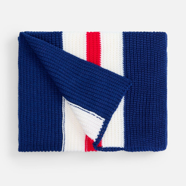Шарф Winwear, темно-синий (кобальт), 25х170 см