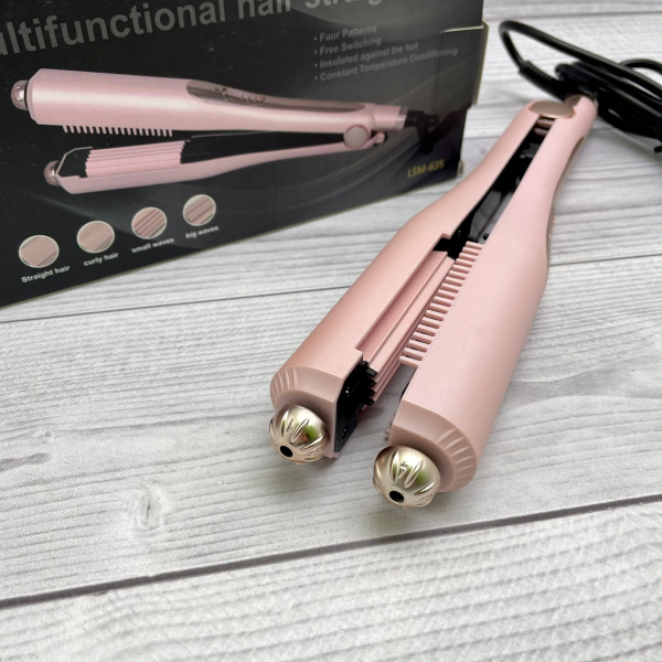 Многофункциональный 4в1 Гофре- выпрямитель для волос Multifunctional Hair Straightener LSM-635