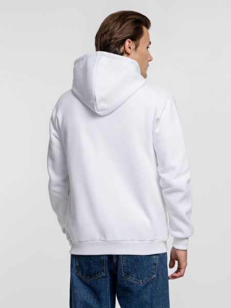 Толстовка на молнии с капюшоном Siverga Heavy, белая (белоснежная), XS–5XL