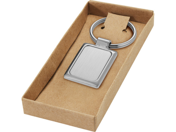 Брелок «Квадро», Цвет серебристый