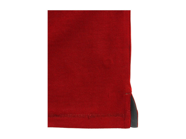 Рубашка поло "Oakville" мужская с длинным рукавом, Размер M, Цвет красный