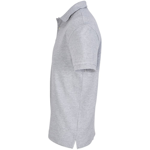Рубашка поло унисекс Pacific, серый меланж, S–5XL
