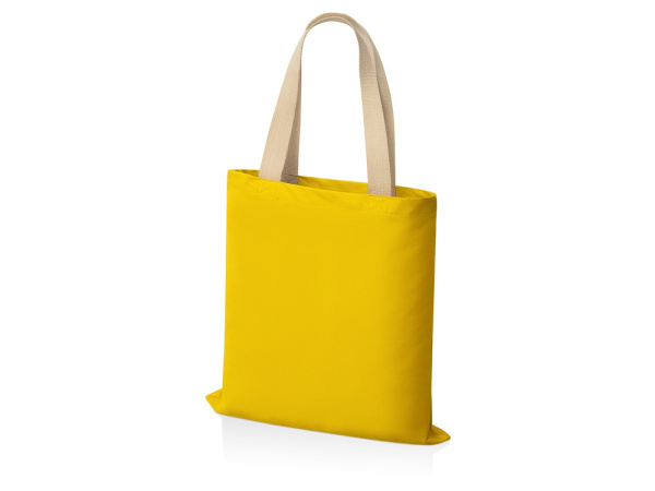 Сумка для шопинга «Steady» хлопковая с парусиновыми ручками, 260 г/м2, Цвет желтый