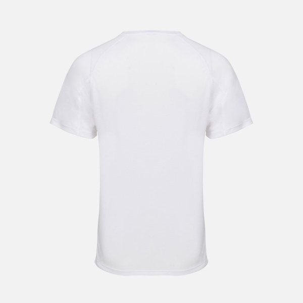 Футболка спортивная унисекс Vortex, белая, XS–XXL