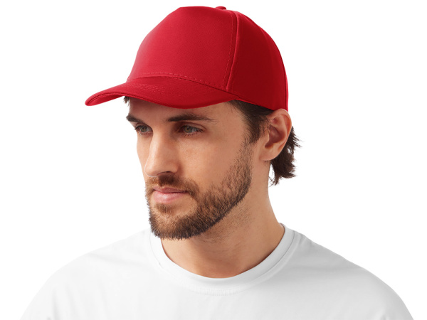 Бейсболка «Fargo», Цвет красный