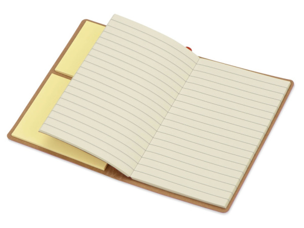 Блокнот А6 «Write and stick» с ручкой и набором стикеров, Цвет серый