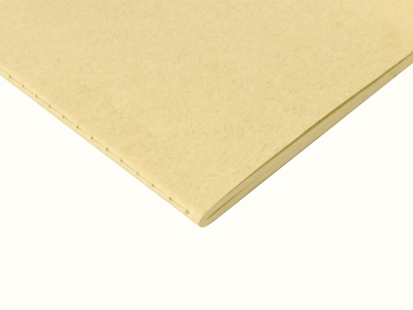 Блокнот А5 «Marsilea» из переработанного бамбука, Цвет натуральный