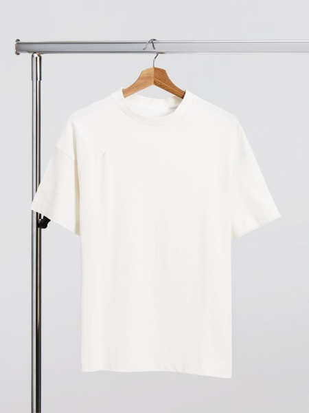 Футболка оверсайз унисекс Sinkopa, молочно-белая, XS–XXL