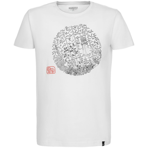 Футболка «Качели», белая, S–XXL
