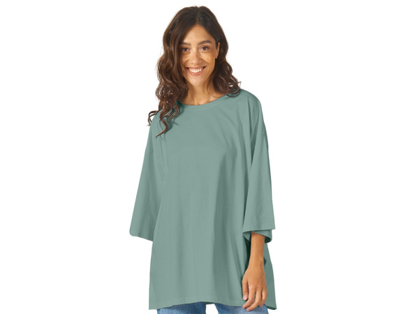 Футболка оверсайз «Berlin» унисекс, Размер XL-2XL, Цвет пыльно - бирюзовый