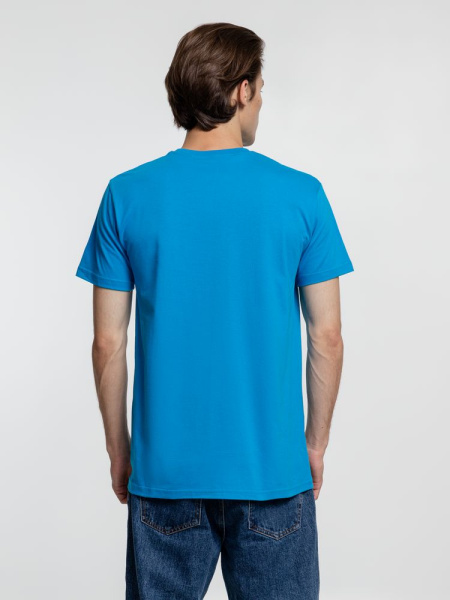 Футболка унисекс T-Bolka 160, бирюзовая, XS–5XL