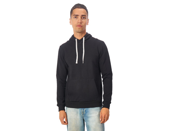 Толстовка "Stream" с капюшоном, унисекс, Размер 2XL, Цвет черный