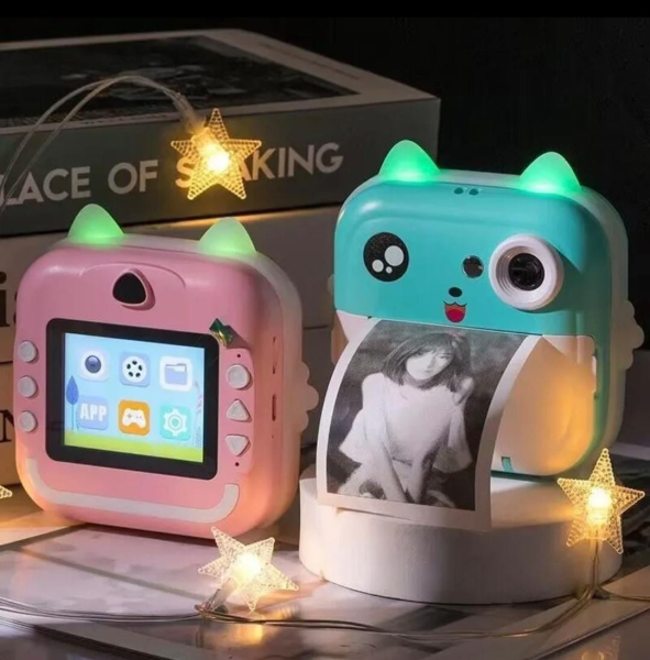 Фотоаппарат моментальной печати детский с APP