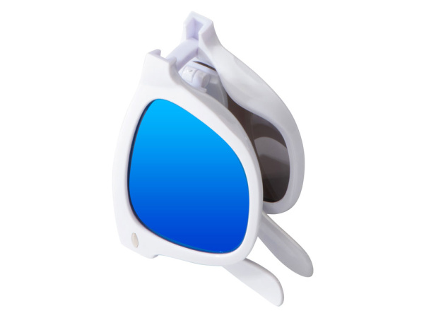 Складные очки с зеркальными линзами «Ibiza», Цвет белый