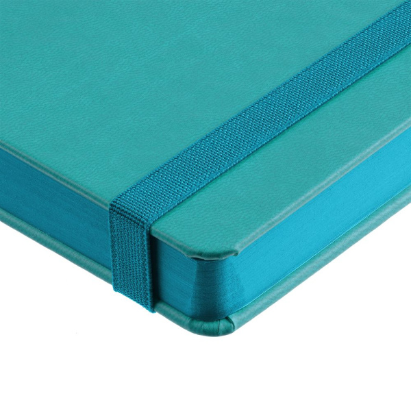 Ежедневник New Factor Metal, бирюзовый, 15х20,8х2 см