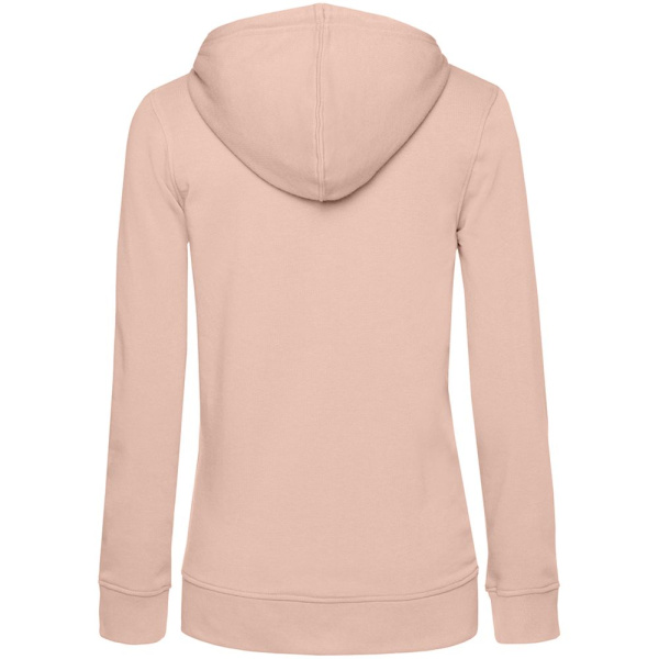 Толстовка на молнии с капюшоном женская BNC Inspire (Organic), розовая, XS–XXL