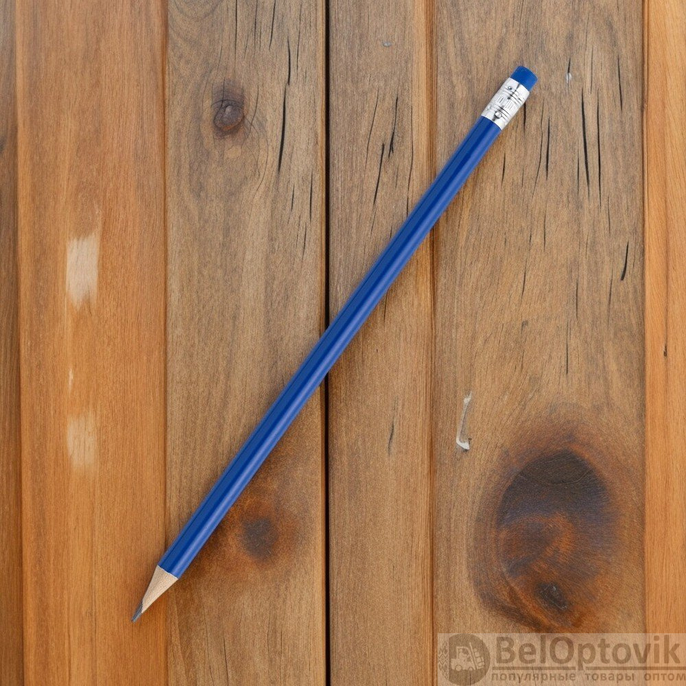 Контент 9. Карандаш простой деревянный с ластиком Largo