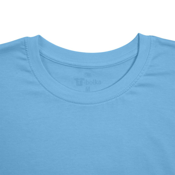 Футболка унисекс T-bolka 140, голубая, S–4XL