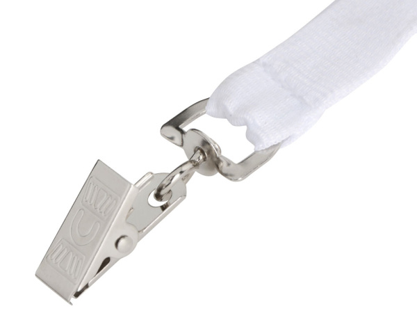 Ланьярд с клипом, Цвет белый