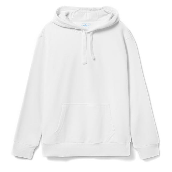 Худи унисекс Sublimatism, белое, S–XXL