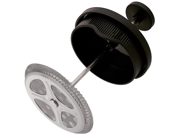 Френч-пресс «Intense», Цвет черный/прозрачный